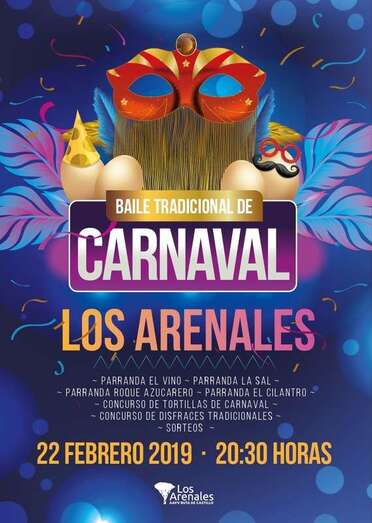 Cartel del baile tradicional (Foto TA)